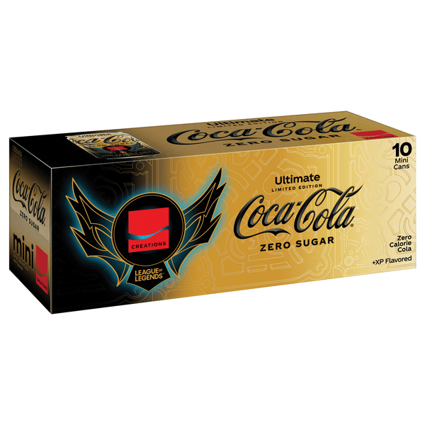 Coca-Cola Zero Sugar Ultimate Limited Edition Soda Mini 10Pk | Hy