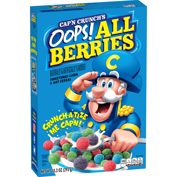 Cap'n Crunch Oops! All Berries Fruit Cereal | Hy-Vee Aisles Online