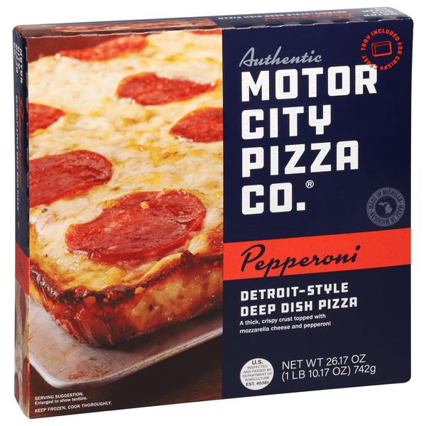 Motor City Pizza, Detroit-Style Deep Dish, Pepperoni | Hy-Vee