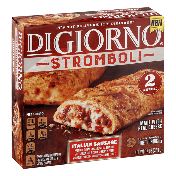 DIGIORNO Italian Sausage Stromboli 2Ct | Hy-Vee Aisles Online