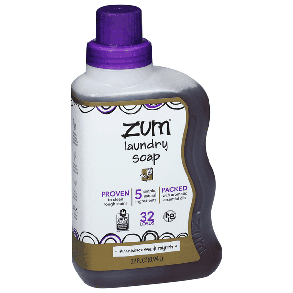 Frankincense & Myrrh 32 oz. Zum Clean Laundry Soap | Hy-Vee Aisles