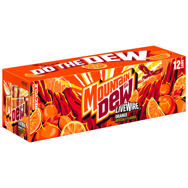 Mountain Dew Live Wire 12 Pack | Hy-Vee Aisles Online Grocery Shopping