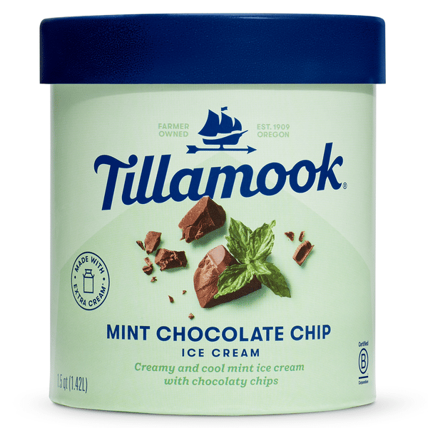 Tillamook Ice Cream, Mint Chocolate Chip | Hy-Vee Aisles Online