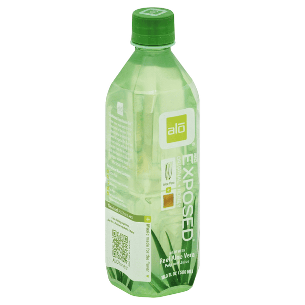Alo Aloe Vera Juice Drink Exposed Original + Honey | Hy-Vee Aisles