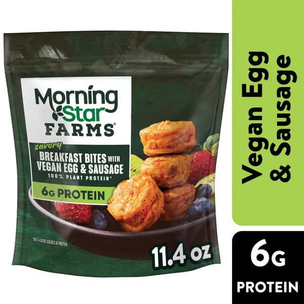 Morningstar Farms Veggie Breakfast Bites With Vegan Egg And