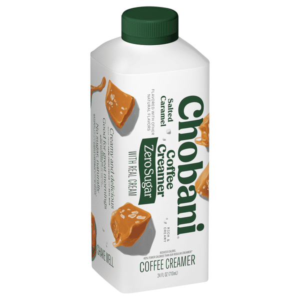 Chobani Zero Sugar Coffee Creamer Salted Caramel 24 fl oz | Hy-Vee