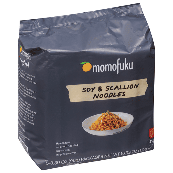 Momofuku Noodles, Soy & Scallion, 5-3.39 oz | Hy-Vee Aisles Online