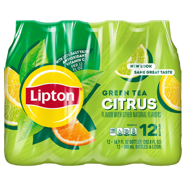 リール Lipton Lipton Citrus Green Tea 12 Pack | Hy-Vee Aisles Online Grocery