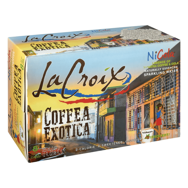 cacao ラフフェス LaCroix NiCola Coffee Exotica Sparkling Water 8 Pack | Hy-Vee