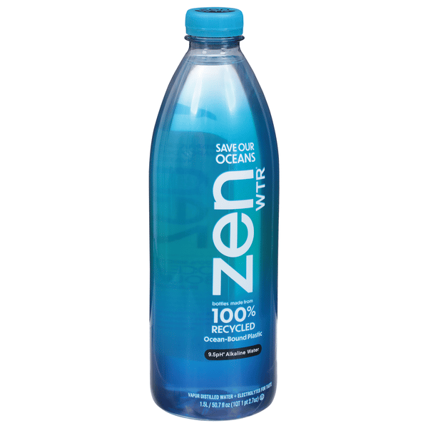 Zen Wtr 9.5 pH Vapor Distilled Alkaline Water 50.7 fl oz | Hy-Vee
