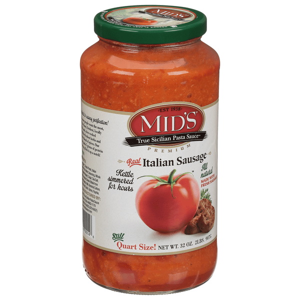 Mid's True Sicilian Italian Sausage Pasta Sauce 32 oz | Hy-Vee