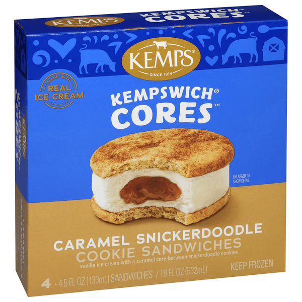 Kemps Kempswich Cores, Caramel Snickerdoodle, 4-4.5 fl oz | Hy-Vee