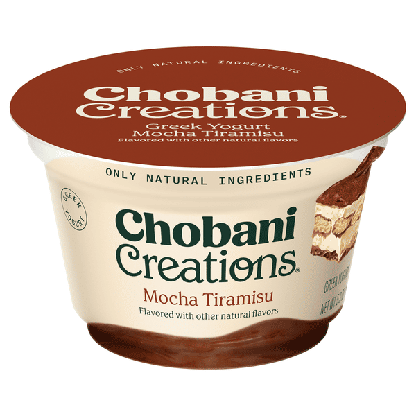 Chobani Creations Greek Yogurt, Mocha Tiramisu | Hy-Vee Aisles
