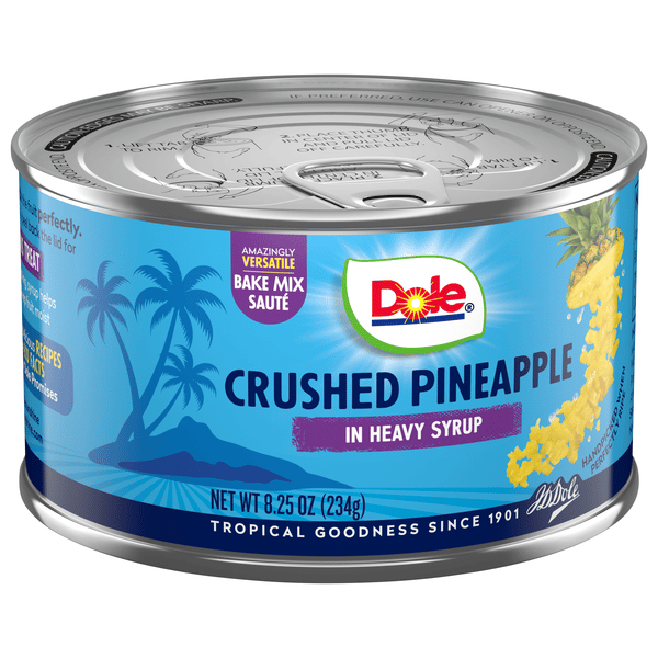 Dole Crushed Pineapple In Heavy Syrup | Hy-Vee Aisles Online