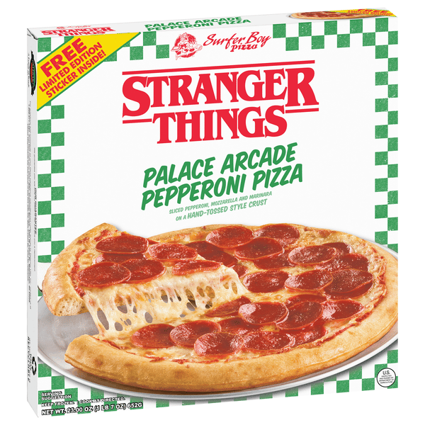 Stranger Things Surfer Boy Pizza Hand-Tossed Style Crust Palace