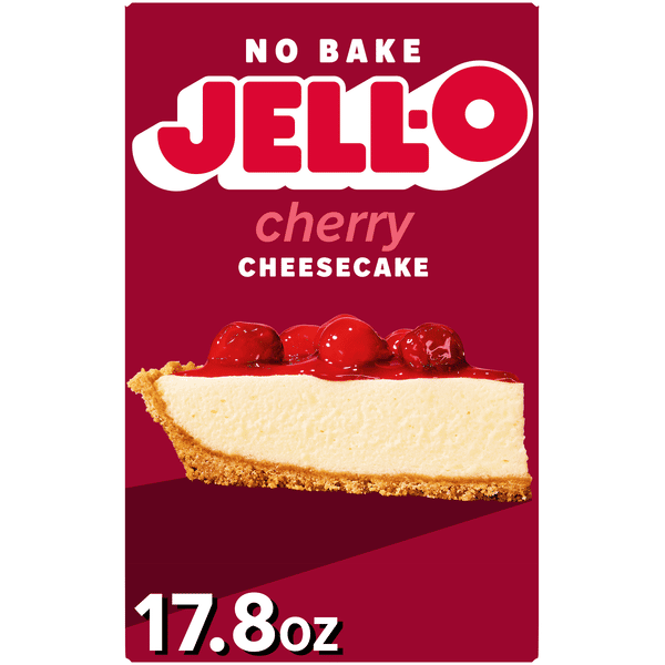 Jell-O No Bake Cherry Cheesecake Dessert Kit | Hy-Vee Aisles
