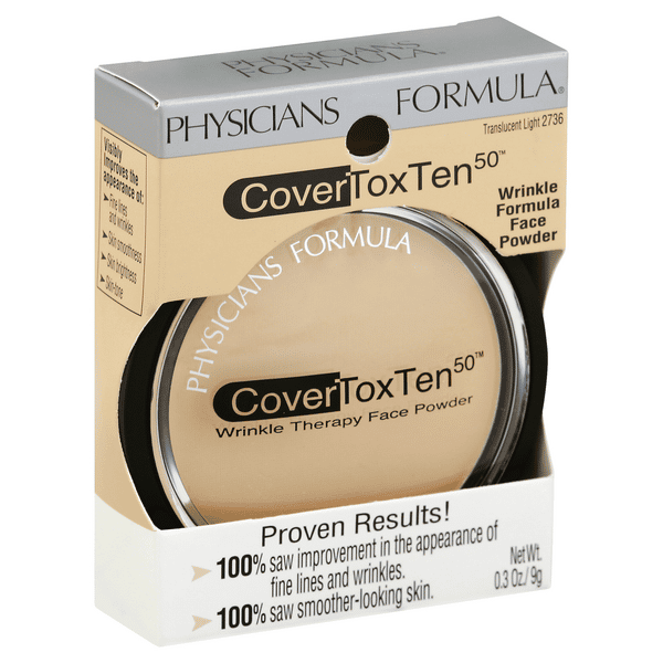 フェイスクリーム Powder Physicians Formula CoverTox Ten 50 Translucent Light Wrinkle
