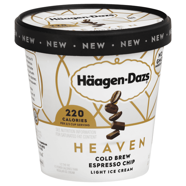 Haagen-Dazs Heaven Cold Brew Espresso Chip Light Ice Cream | Hy