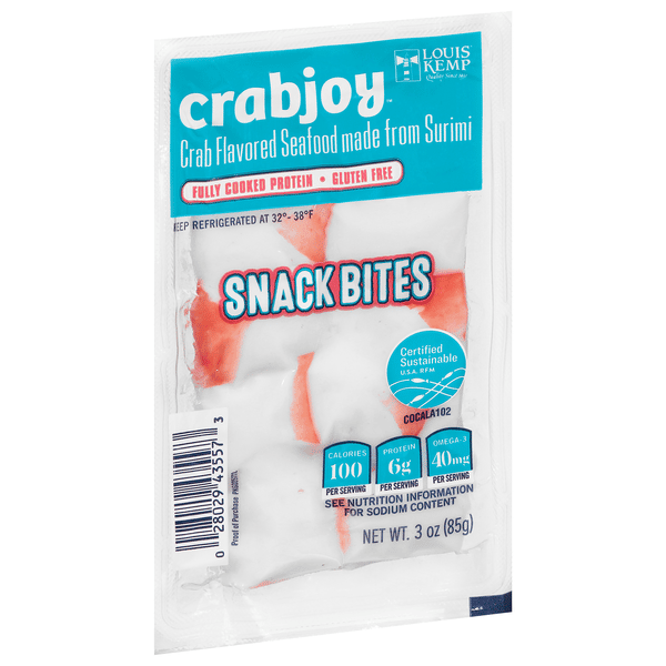 Louis Kemp Crabjoy Snack Bites | Hy-Vee Aisles Online Grocery Shopping