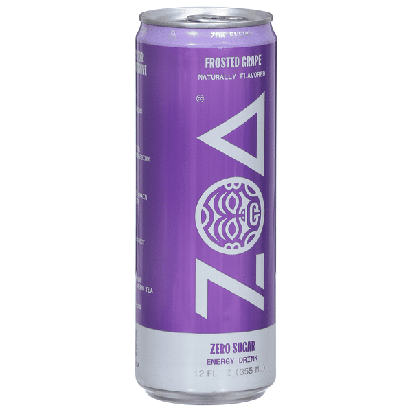ZOA Energy Drink, Zero Sugar Frosted Grape | Hy-Vee Aisles Online