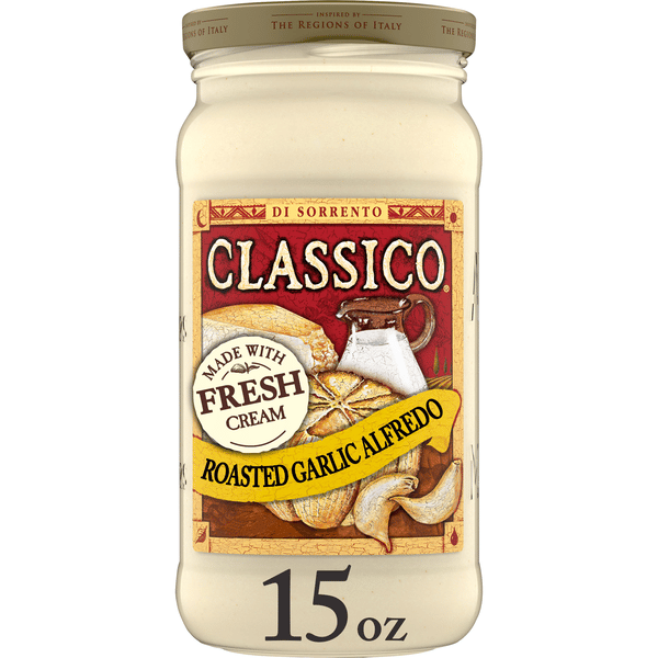 Classico Roasted Garlic Alfredo Pasta Sauce | Hy-Vee Aisles Online