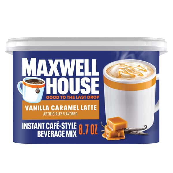 Maxwell House International Vanilla Caramel Latte Cafe-Style