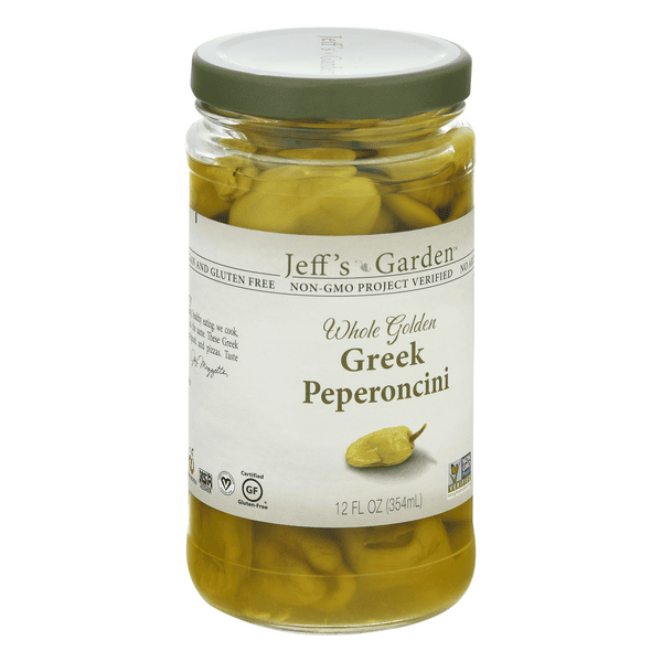 Jeff's Naturals Whole Golden Greek Peperoncini | Hy-Vee Aisles