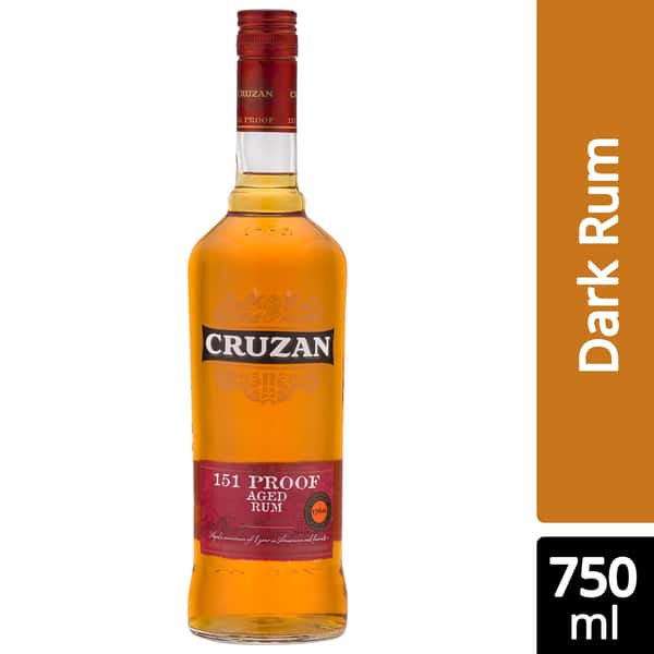 Cruzan 151 Proof Aged Rum 750 ml | Hy-Vee Aisles Online Grocery