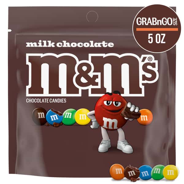 M&M's Milk Chocolate Candy Grab N Go Bag | Hy-Vee Aisles Online
