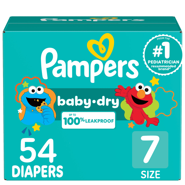 Pampers Baby-Dry Diapers, Size 7 (41+ Lb) | Hy-Vee Aisles Online
