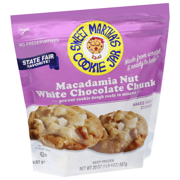 Sweet Martha's Cookie Jar Macadamia Nut White Chocolate Chunk
