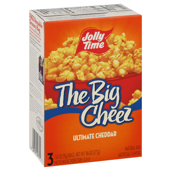 Jolly Time the Big Cheez Ultimate Cheddar Microwave Popcorn 3-3.2