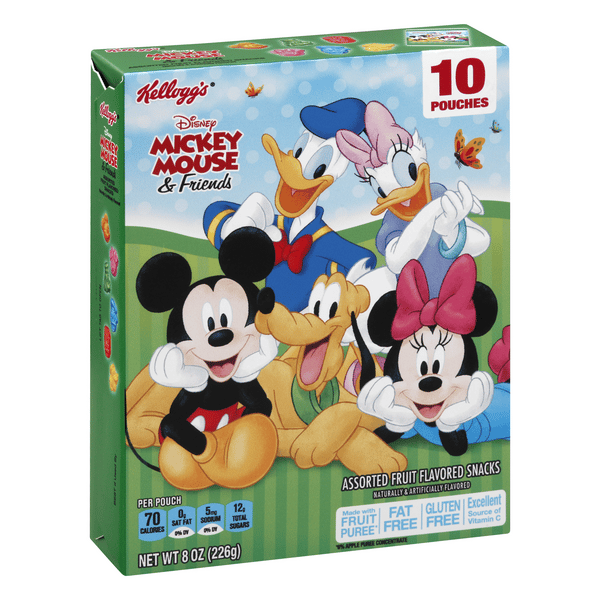 Kellogg's Disney Mickey And Friends Assorted Fruit Flavored Snacks
