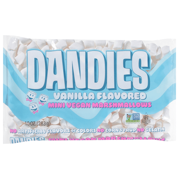 Dandies Vegan Vanilla Flavored Marshmallows Mini 10 oz | Hy-Vee