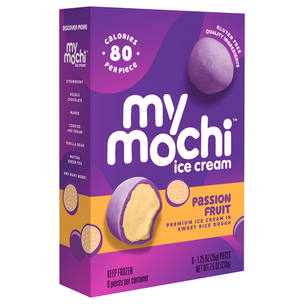 My/Mochi Passion Fruit Ice Cream 6 ea | Hy-Vee Aisles Online