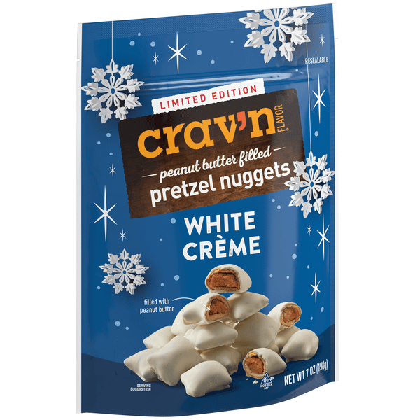 Crav'N Peanut Butter Filled White Chocolate Pretzels LIMITED