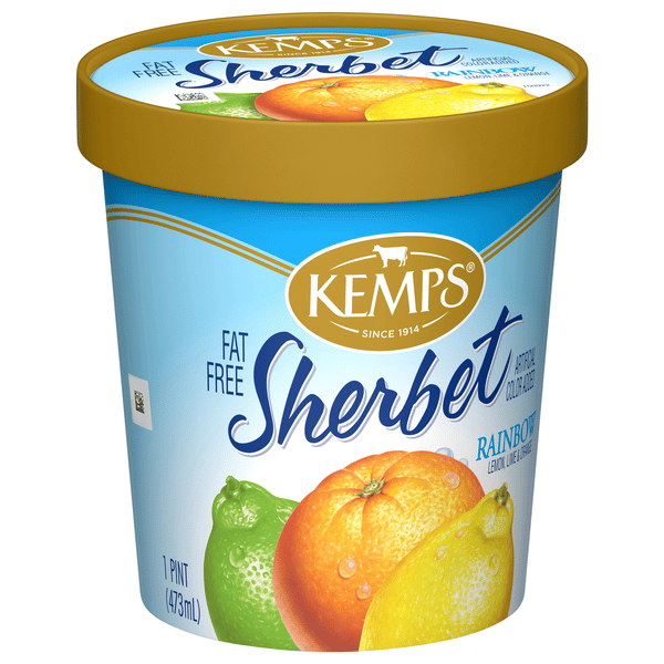 Kemps Fat Free Rainbow Sherbet | Hy-Vee Aisles Online Grocery Shopping