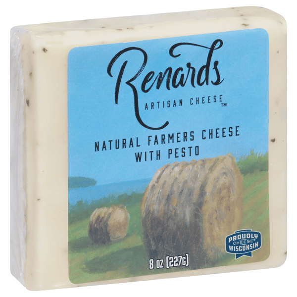 Renards Artisan Cheese, Farmers Cheese with Pesto | Hy-Vee Aisles