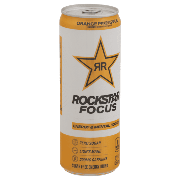Rockstar Focus Orange Pineapple | Hy-Vee Aisles Online Grocery