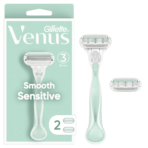 Venus Venus Smooth Sensitive Women's Razor Handle + 2 Blade