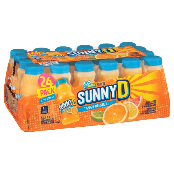 sunnyページ Sunnyd Tangy Original Orange Juice Drink, 24 Count, 6.75 Fl Oz