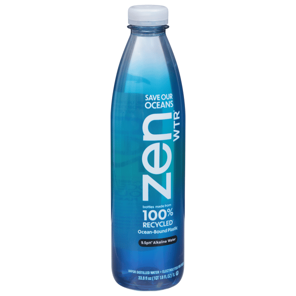 Zen Wtr 9.5 pH Vapor Distilled Alkaline Water 33.8 fl oz | Hy-Vee