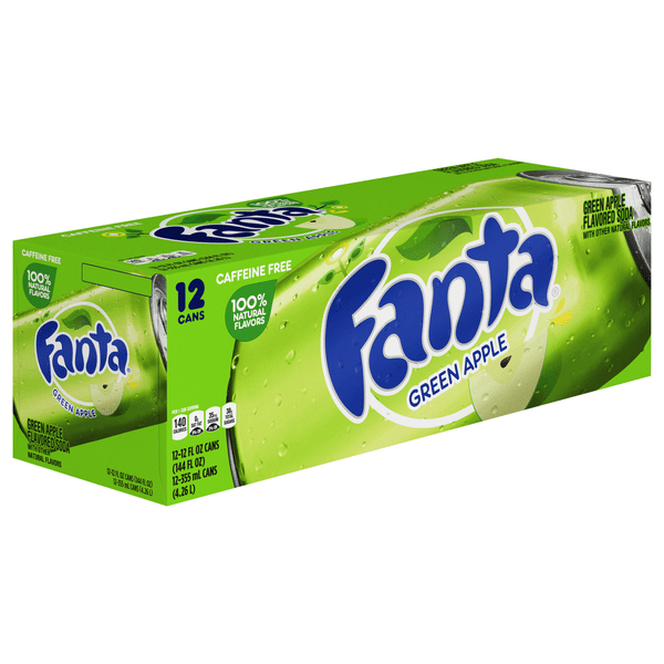 Fanta Green Apple Caffeine Free 12Pk | Hy-Vee Aisles Online