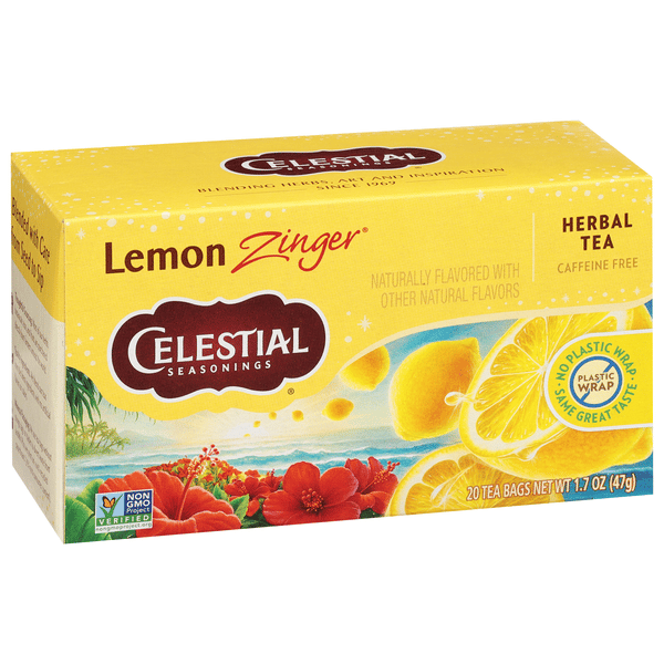 エレナ、ジュリア、銀座ゼリー2 Celestial Seasonings Zinger Lemon Caffeine Free Herbal Tea | Hy