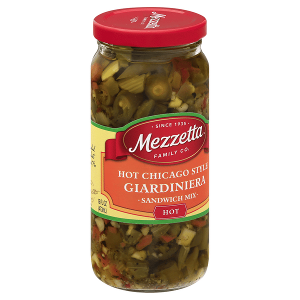 Mezzetta Chicago Style Italian Sandwich Mix Hot Giardiniera | Hy
