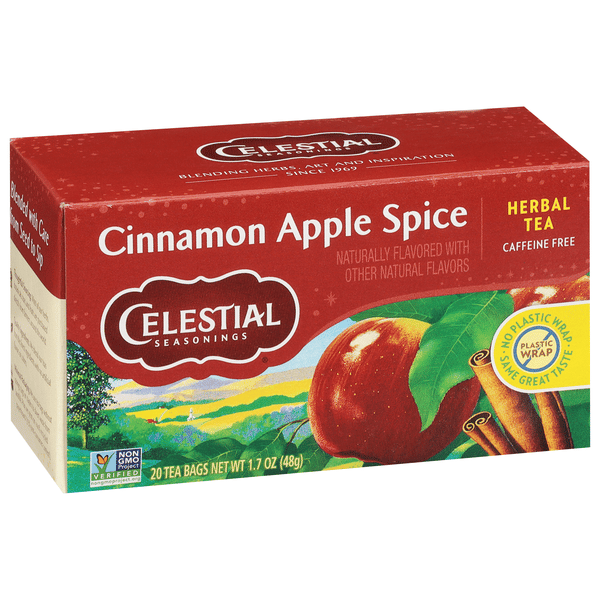 Celestial Seasonings Caffeine Free Cinnamon Apple Spice Herbal Tea