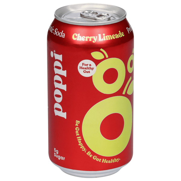 poppi Cherry Limeade Prebiotic Soda, 12oz | Hy-Vee Aisles Online