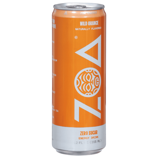 Zoa Zero Sugar Wild Orange Energy Drink 12 fl oz | Hy-Vee Aisles