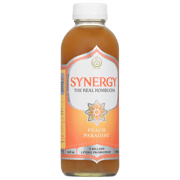 Gts Synergy Raw Kombucha, Peach Paradise | Hy-Vee Aisles Online
