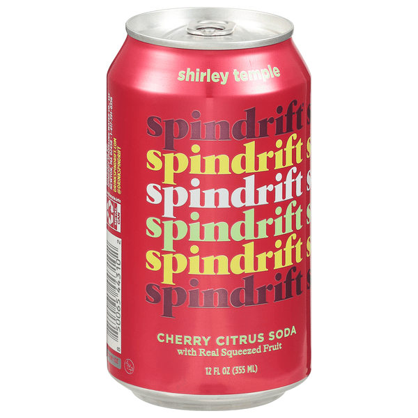 Spindrift Shirley Temple, Cherry Citrus Soda | Hy-Vee Aisles